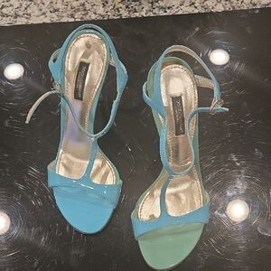 Dolce & Gabbana Blue and Green Heels